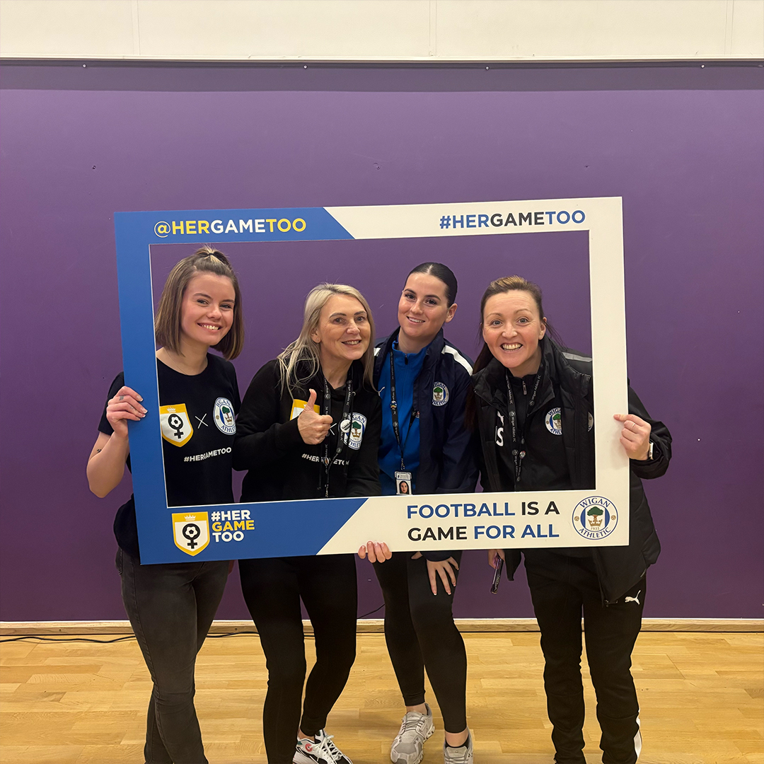 JuniorLatics (@juniorlatics) on Twitter photo We had a great time <a href="/WiganYouthZone/">Wigan Youth Zone</a> last Wednesday as we welcomed the <a href="/LaticsCommunity/">Wigan Athletic Community Trust</a> PL Kicks Senior Participants for a special International Womenโs Day event with <a href="/Latics_Women/">Wigan Athletic Women</a>! ๐
Head over to our Instagram & Facebook for our full gallery! ๐ธ
#wafc ๐ตโช๏ธ | <a href="/HerGameToo/">Her Game Too</a> We had a great time <a href="/WiganYouthZone/">Wigan Youth Zone</a> last Wednesday as we welcomed the <a href="/LaticsCommunity/">Wigan Athletic Community Trust</a> PL Kicks Senior Participants for a special International Womenโs Day event with <a href="/Latics_Women/">Wigan Athletic Women</a>! ๐
Head over to our Instagram & Facebook for our full gallery! ๐ธ
#wafc ๐ตโช๏ธ | <a href="/HerGameToo/">Her Game Too</a>