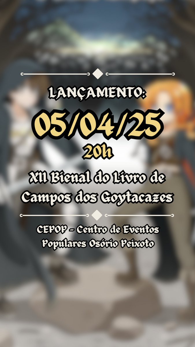 WJSCoutinho's tweet photo. O #lançamento do terceiro volume da #franquia #Rostwood já tem data e local marcados!

Dia 05/04/2025, na XII #Bienal de Campos dos Goytacazes, bem no estande da Academia Pedralva de Letras, "Rostwood: O Último Lampejo" chega às mãos do público, prometendo um #desfecho #épico! https://t.co/3hn0QXlVIg