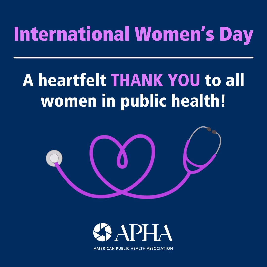 It's #InternationalWomensDay ! We're offering our gratitude to the many women who made important contributions to public health through the decades. Check out this list of public health heroines from @nam.edu nam.edu/product/womens… #WomensHistoryMonth