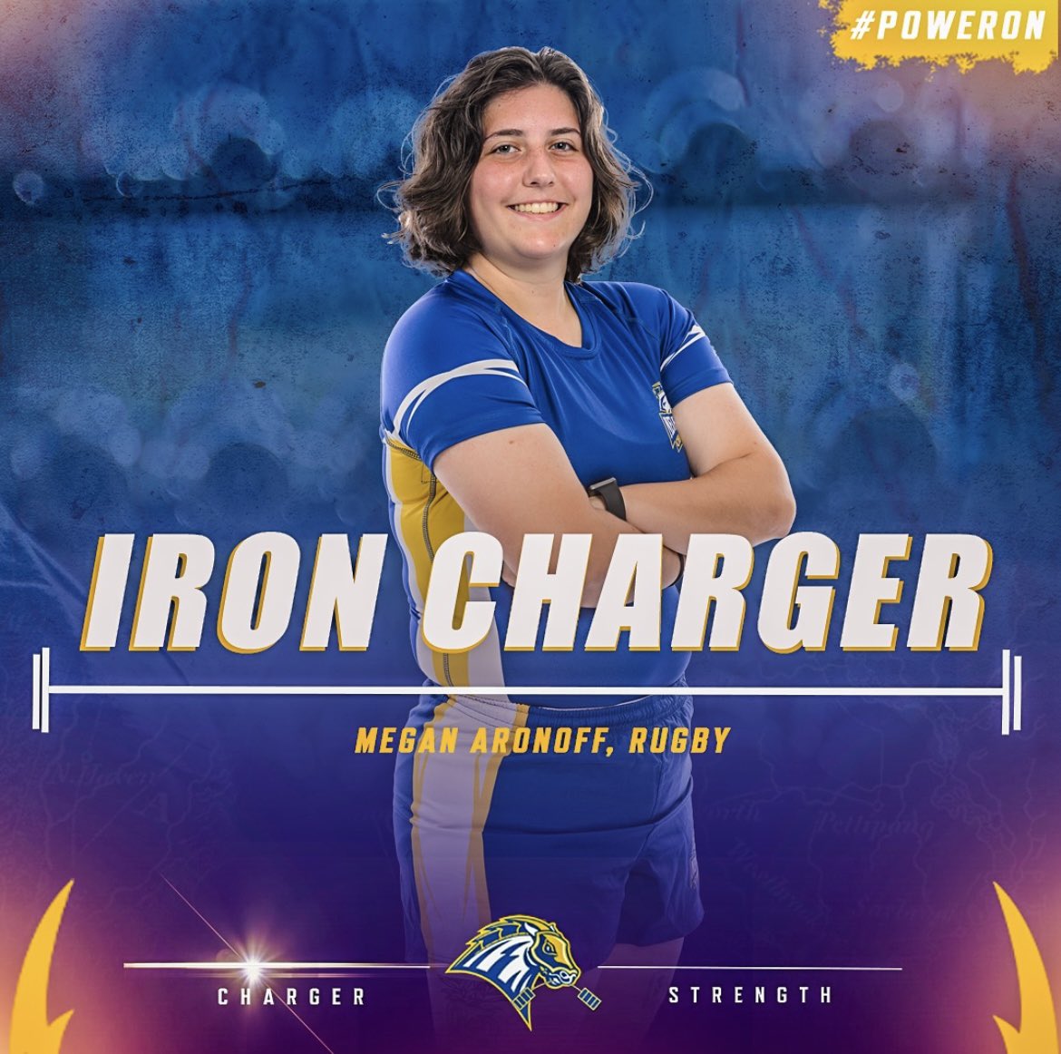 𝐎𝐔𝐑 𝐈𝐑𝐎𝐍 𝐂𝐇𝐀𝐑𝐆𝐄𝐑! 🏋️‍♀️

Megan Aronoff was selected as an IRON CHARGER! Iron Chargers represent all aspects of the strength and conditioning philosophy and are able to transfer what they do in the weight room to their sports💪

#IronCharger | #PowerOn | #ChargeOn⚡️