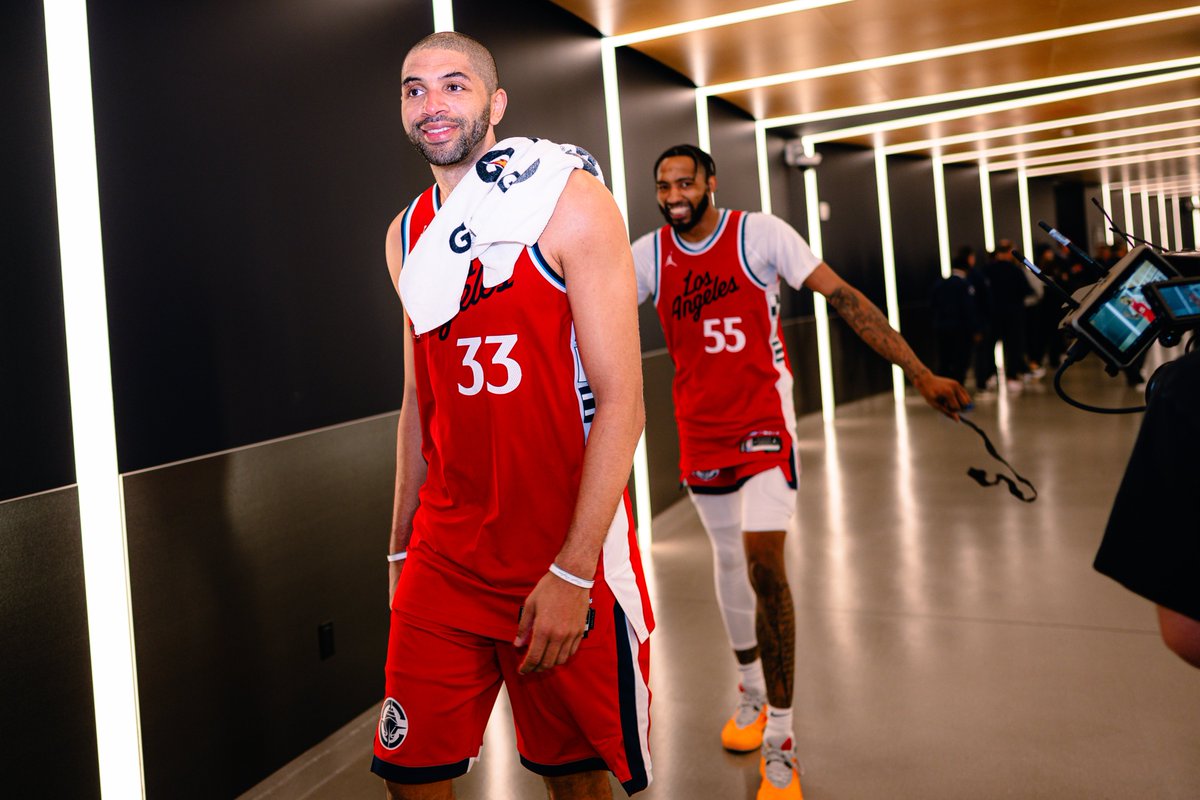 LAClippers's tweet photo. BATUM BATTALION ASSEMBLE

17 PTS / 4 REB / 2 BLK / 2 STL https://t.co/V4b5E5dFUm