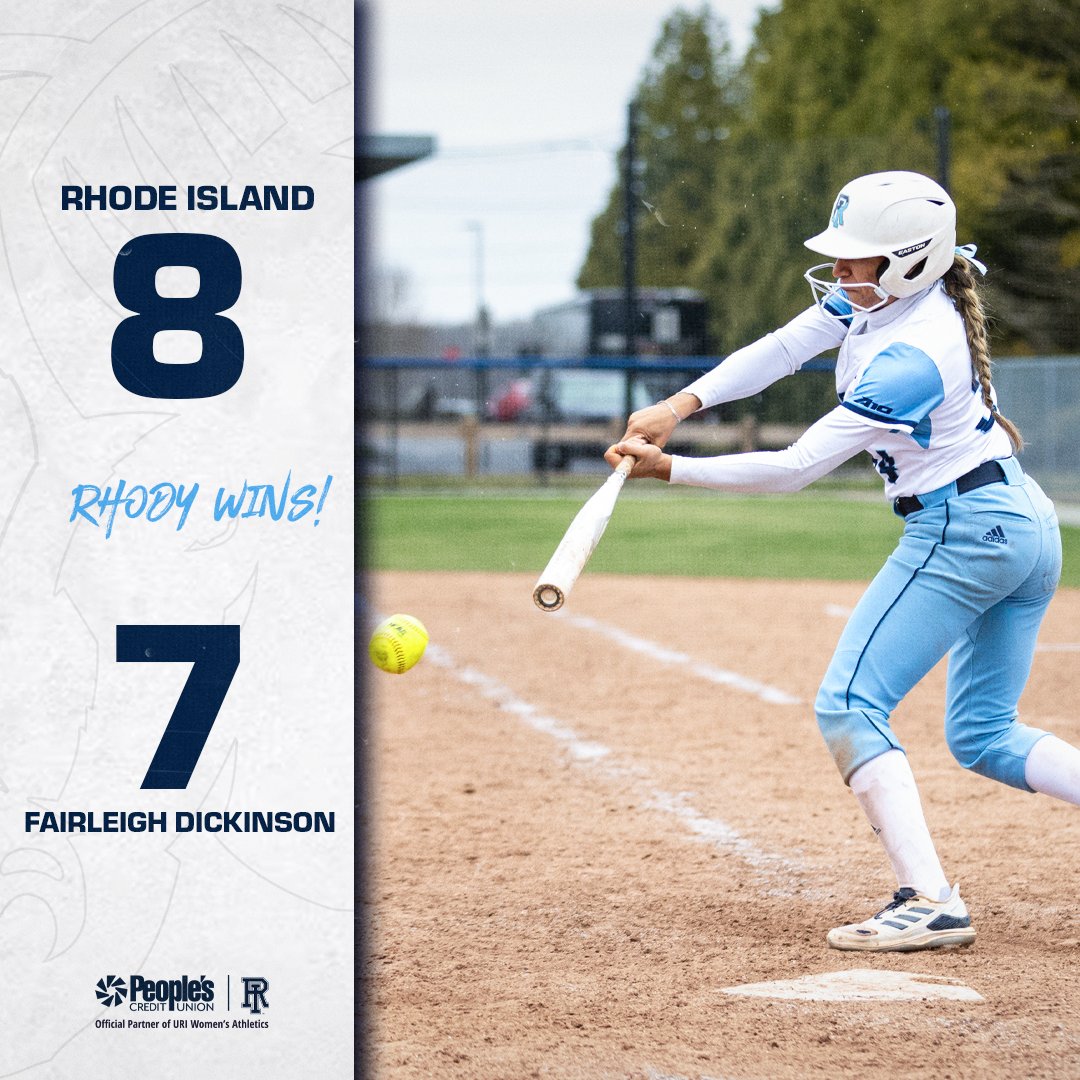 Rams battle for the win! 🐏

<a href="/RhodySoftball/">Rhode Island Softball</a> #GoRhody