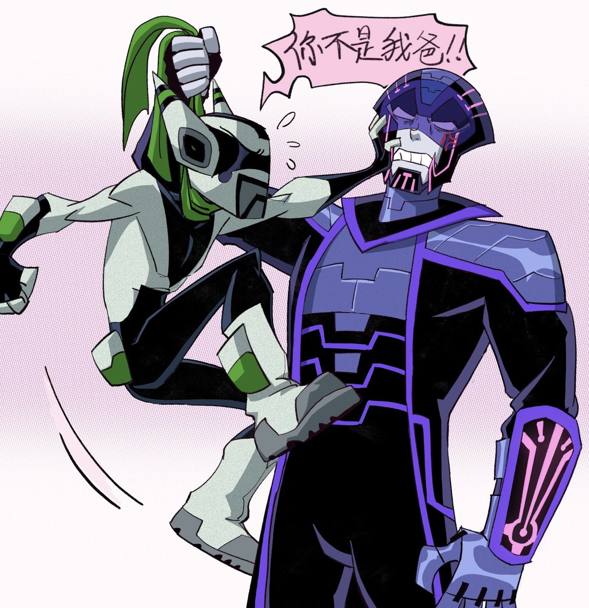 #ben10 #eon
跨时空父子怎么不算父子，还有你这样抓孩子会把孩子勒晕的）