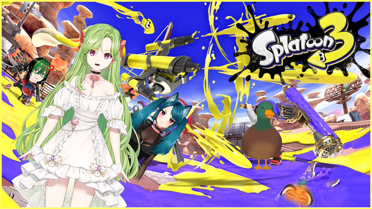 STREAAAM?! Richtig gelesen! Und zwar... MORGEN! 

So, 09.03. ab 16 Uhr - wir machen irgendwas cooles! Supermarkt oder so! Schauen wir mal was wird! Ab 20 Uhr gibt's dann eine Gang-Collab mit <a href="/xCharly/">Charly Vee</a>, <a href="/Evilpie/">Enten Pie</a> &amp; <a href="/GamingQuitte/">Gaming Quitte</a> 🌟 Wir spielen Splatoon 3! 🎨

twitch.tv/niju_vt