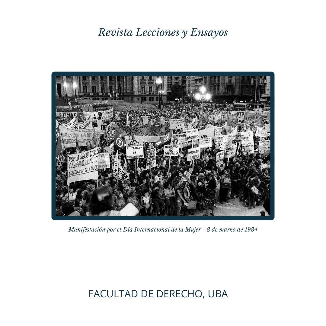 RevistaLyE's tweet photo. En el marco del Día Internacional de la Mujer, recordamos los procesos históricos orientados hacia la igualdad y el reconocimiento de derechos. Desde Lecciones y Ensayos, compartimos artículos sobre roles de género, violencia estructural y feminismo. https://t.co/GtEczCw0qM