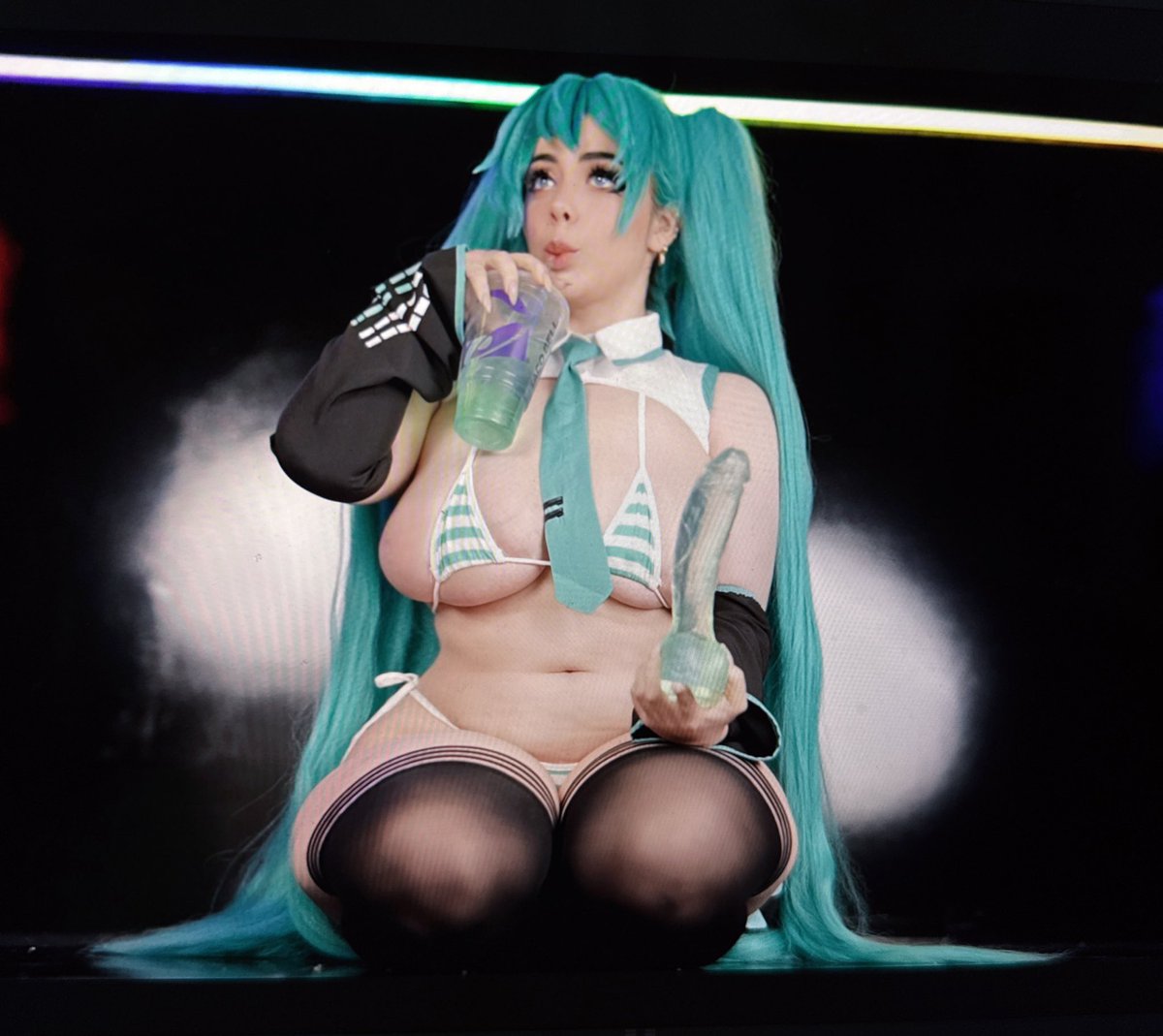 Miku with da Baja Blast 😂🩵