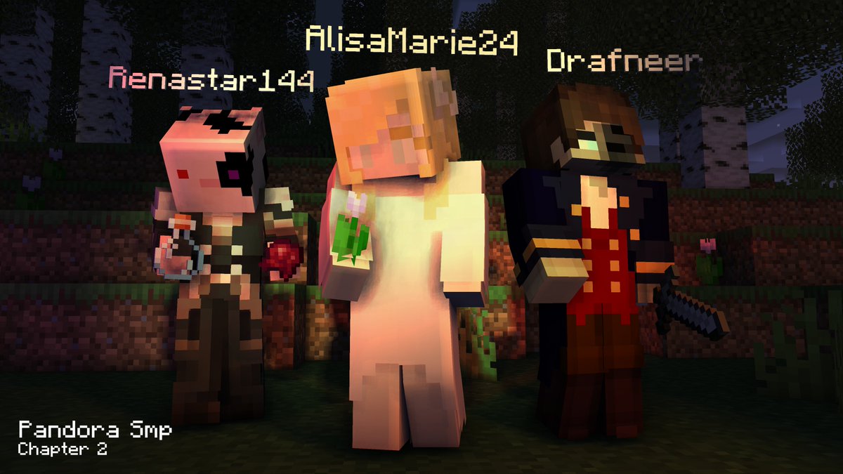 PandoraSMP_TW's tweet photo. An epic trio enters the stage we have!
@RenaStardust , @ThoughtsTAWeird and @Drafneer_TV !! https://t.co/ufYXb0y8Tu