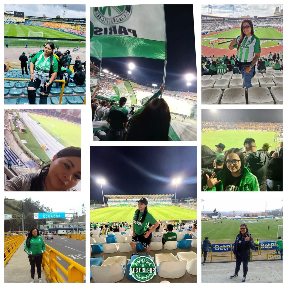 comuna6paris's tweet photo. Porque con orgullo y aguante llevan el nombre de nuestro combo por todos los estadios de Colombia y Suramérica. 
Demostrando que la pasión no tiene género y lo grande que es nuestro amor por el Club Atlético Nacional.

#LaPasionNoTieneGenero
@LDSoficial https://t.co/Bfu1PlKs8J