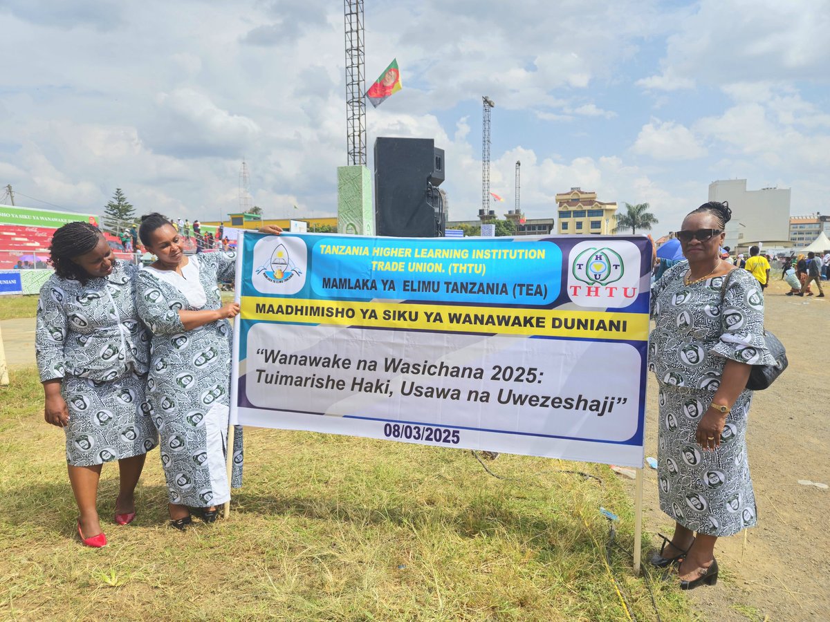 officialtea_tz's tweet photo. Baadhi ya wanawake wa TEA wameshiriki Maadhimisho ya Siku ya Wanawake Duniani Kitaifa, yaliyofanyika, Machi 8, 2025, jijini Arusha. Tukio hili limewakutanisha wanawake wa sekta mbalimbali likiwa na kauli mbiu "Wanawake na Wasichana 2025; Tuimarishe Haki, Usawa na Uwezeshaji." https://t.co/tw8r7mdFbJ