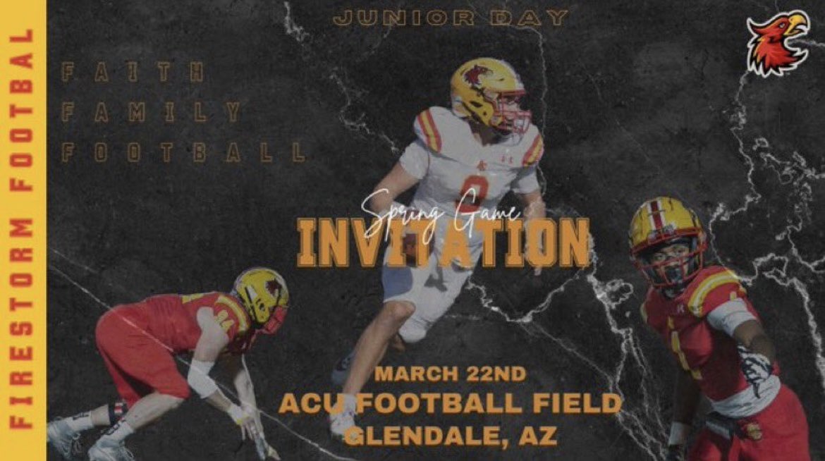 RjLopez__'s tweet image. Look forward to being up in Glendale for a junior day visit with @firestormfb thank you @KelleyBeMoore for the invite!!! @Le0nthomas @randjensen52020
