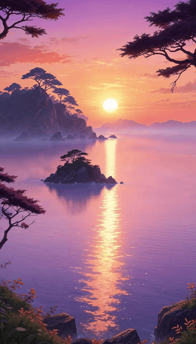 FideoWallpapers's tweet photo. ✨Sakura Dawn✨ Sunrise magic over the serene ocean #AnimeNature #4KWallpaper #DawnBreaks https://t.co/ODOSx5eBFJ