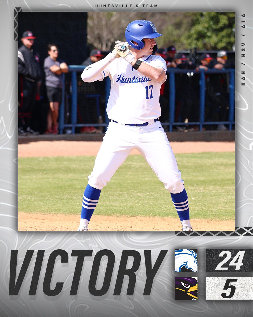 UAH Chargers (@uahchargers) on Twitter photo A road series win for <a href="/UAH_BSB/">UAH Baseball</a>!
Chargers total seven home runs in three games to clinch the series. A road series win for <a href="/UAH_BSB/">UAH Baseball</a>!
Chargers total seven home runs in three games to clinch the series.