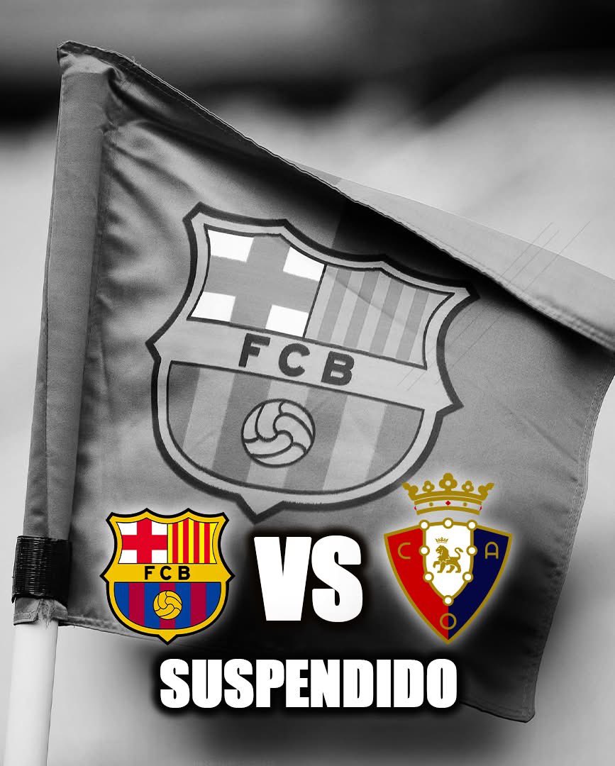 🚨 ¡Se suspende el partido del Barcelona! 😢🔵🔴⚽️

El doctor del club, Carles Miñarro Garcia, había comido con el equipo y se preparaba para enfrentarse a Osasuna, pero durmiendo en el hotel del club en la tarde falleció. Sorprendidos y desolados, los jugadores han pedido