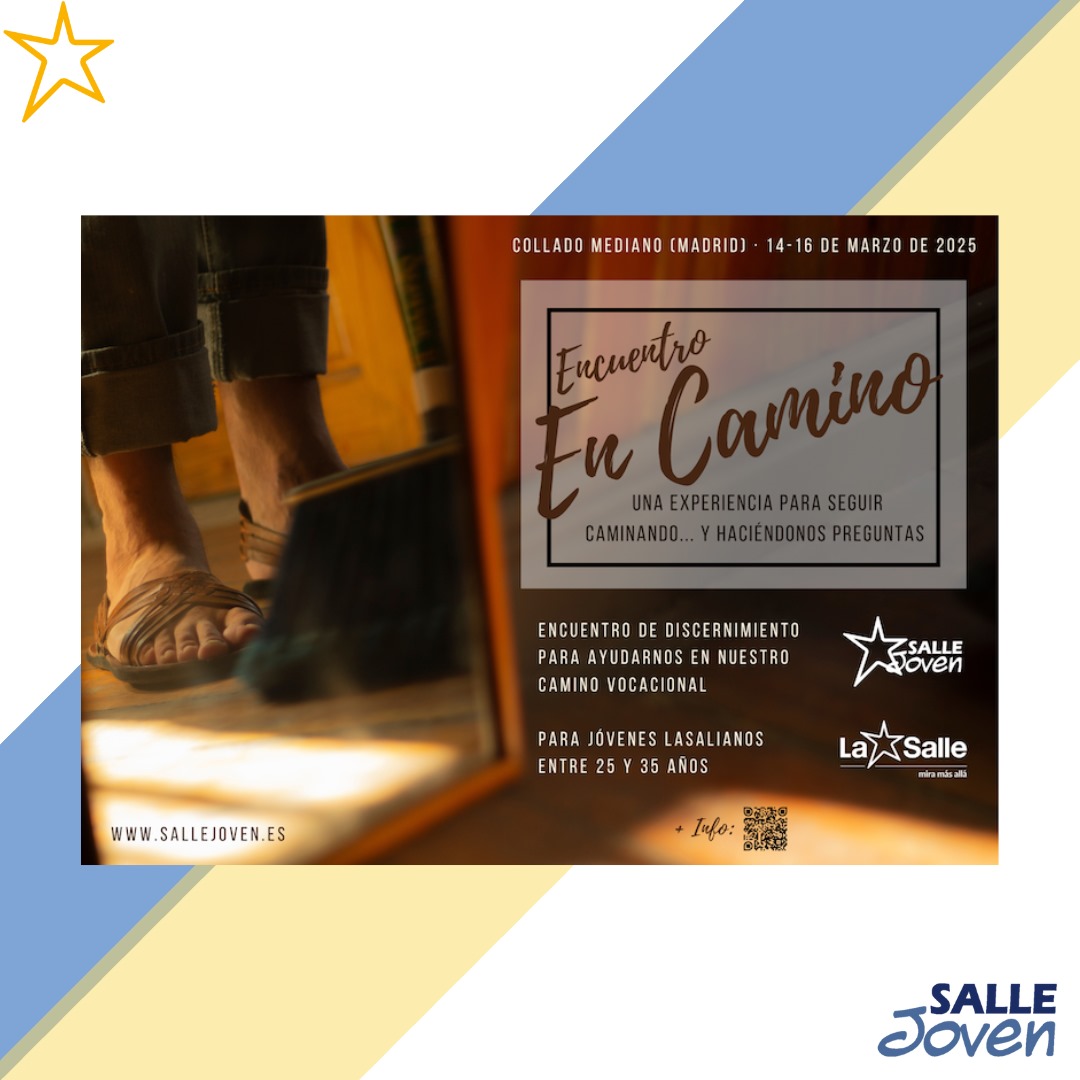 Una nueva convocatoria de propuesta pastoral para todos los Jóvenes Lasalianos del Distrito: el Encuentro de Discernimiento Vocacional "En Camino" que se celebrará en Collado Mediano (Madrid) del 14 al 16 de marzo 🫧.
#LaSalle #SalleJoven #Pastoral #EnCamino #Tiempodecuidarycrear