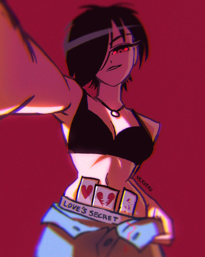 Nexveru's tweet photo. Belt fanart ❤️💞💔 https://t.co/dGFt8ggO7Y
