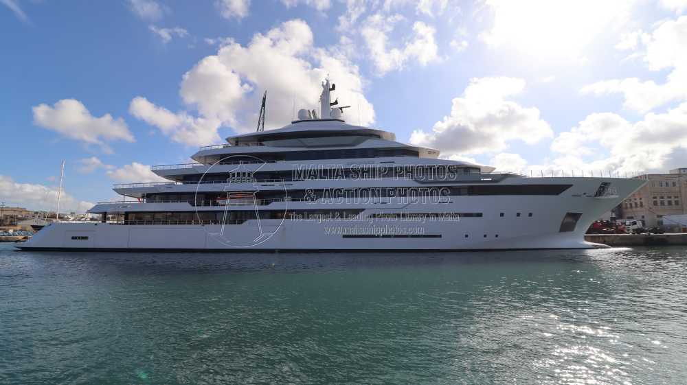 Shipguru's tweet photo. #Spanishbuilt #Megayacht #RENAISSANCE #berthed at #MMH, #grandharbourmalta - 08.03.2025- https://t.co/nfgboxc3g3 - NO PHOTOS can be used or manipulated without our permission @YachtspotterCom @YachtingMag @ybw @yachtworld @worldshipsoc @yachtingpages @ShippingMag @Dutchyachting https://t.co/yBJtqefFIT