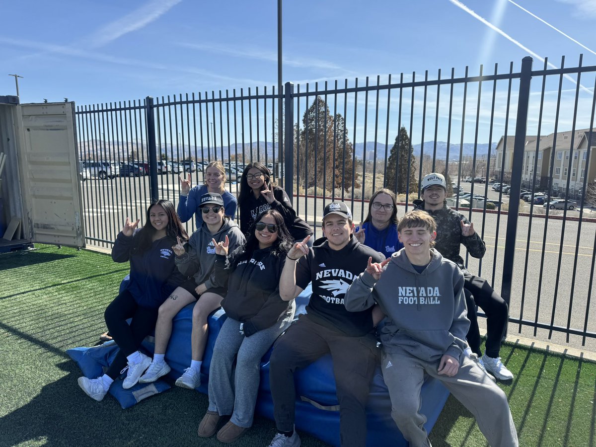 Locked and Loaded for Spring Ball with <a href="/OfficialNVEQ/">Nevada Equipment</a> 
Thank you to my student managers for always showing up for me and the Pack!!🐺 

#RiseTogether