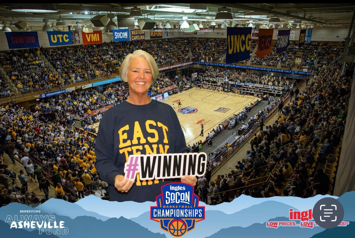 ETSU90's tweet image. #gameday Let’s Go @ETSU_MBB #beatWofford 💛💙🏀 #SoConHoops