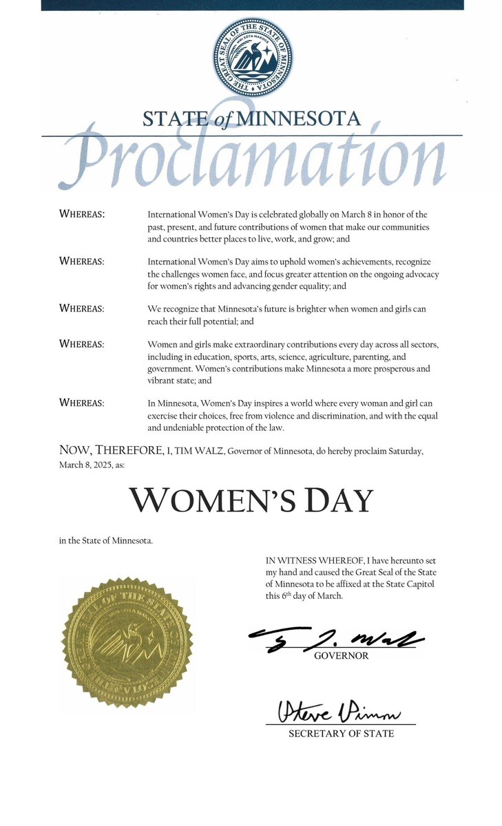 On International Women’s Day we honor the past, present, and future contributions of women who make our state stronger.