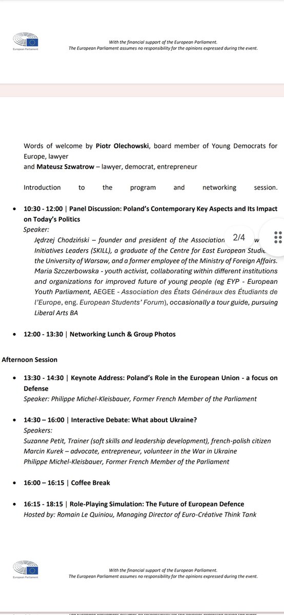 PhilippeMichelK's tweet image. #Europe This week-end I am in Krakow, Poland with @YoungDemsEU delagate by @MoDem and @democrats_eu the @bayrou project for Europe built 20 years ago with Romano Prodi and @RutelliTweet agreing @EmmanuelMacron"Together, for a solid and lasting peace. For Europe’s security" #EU