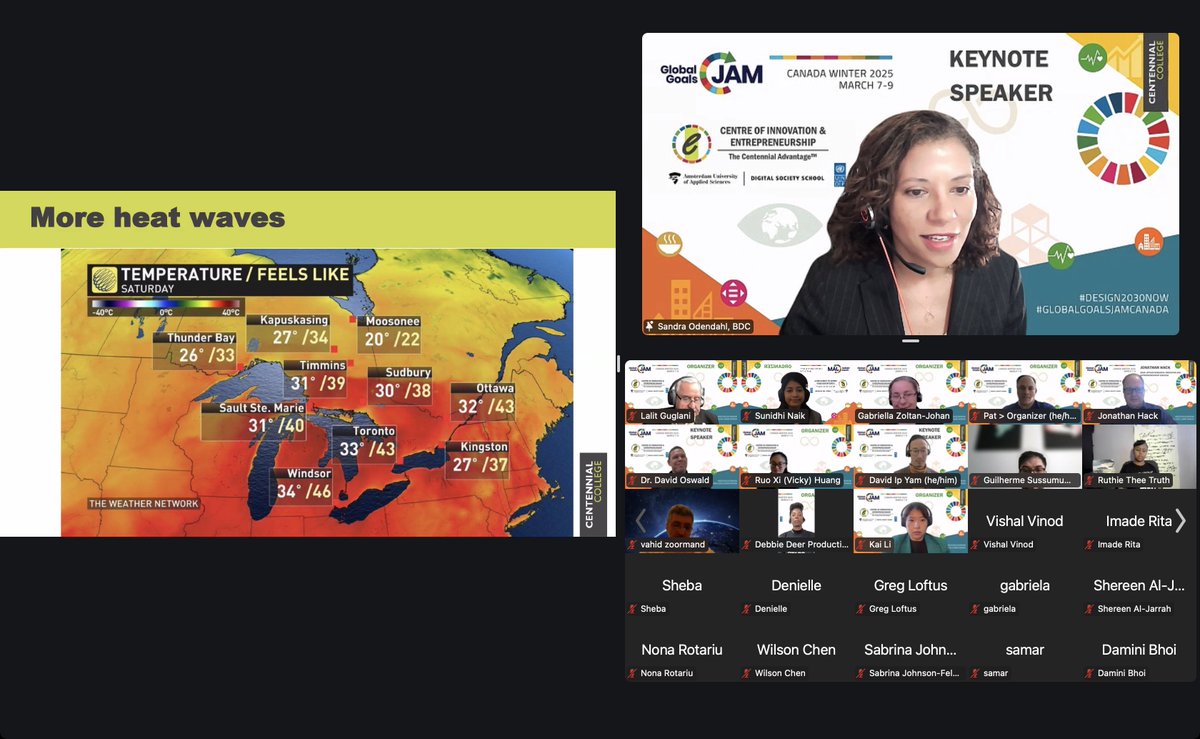 COIECentennial's tweet image. 🙌 #Day1 of the #GlobalGoalsJamCanada Winter 2025 was incredible! 🌎 15 eager, passionate teams are tackling #globalchallenges of #foodinsecurity and the #housingcrisis with creativity &amp;amp; passion. 🍎🏠💡 Stay tuned for more updates as the jam continues throughout the weekend! 👀✨