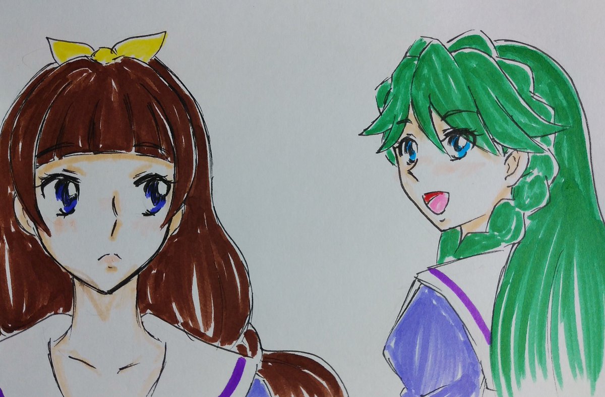 #ゴープリ10周年なので海藤みなみさん3733枚描いてお祝い
(205,206,207)
5話の1シーン、意外にてなみなみときららの会話シーン。
どっちがはるはると相性が、良いかマウントの取り合いにも見えた。 