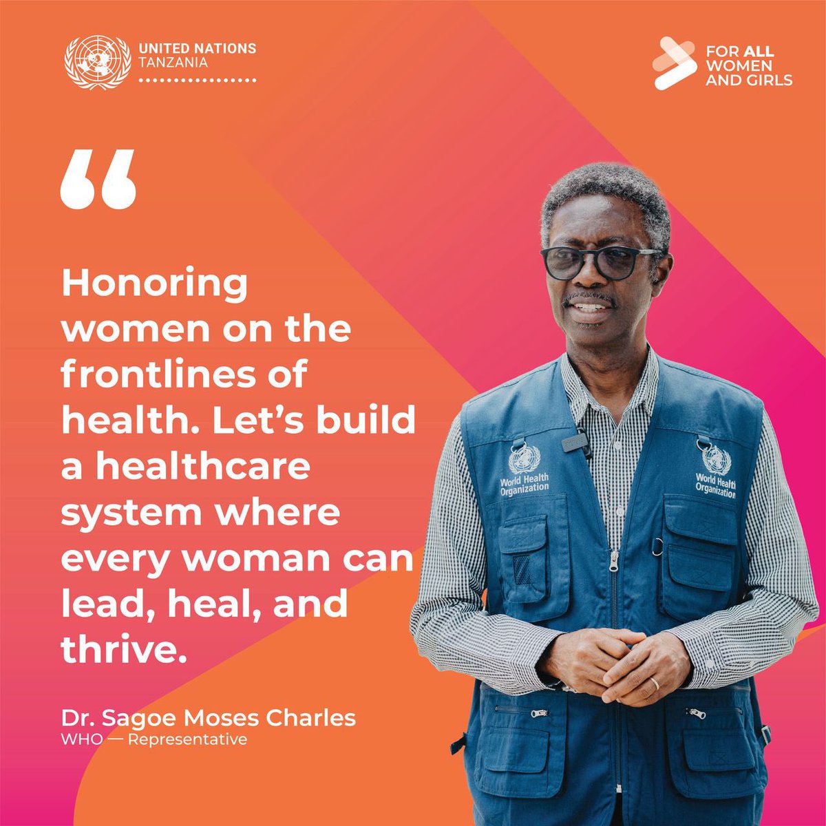 Dr Charles Sagoe-Moses (@sagoe_moses) on Twitter photo Today, I join the world in celebrating the achievements, resilience, and contributions of women everywhere.
At <a href="/WHO_Tanzania/">WHO Tanzania</a>, we remain committed to advancing gender equality in health, ensuring that every woman and girl has equal access to healthcare. #InternationalWomensDay Today, I join the world in celebrating the achievements, resilience, and contributions of women everywhere.
At <a href="/WHO_Tanzania/">WHO Tanzania</a>, we remain committed to advancing gender equality in health, ensuring that every woman and girl has equal access to healthcare. #InternationalWomensDay