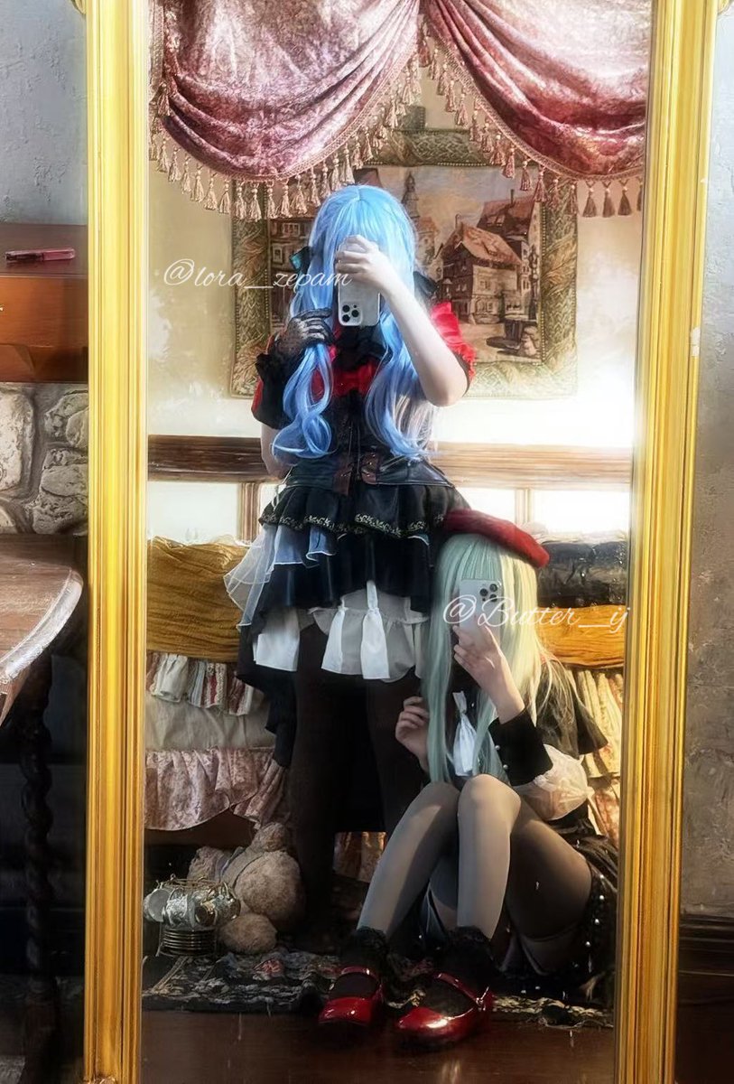 everlastin’ ever..　離れぬように　ever, ever, ever..

无休无止起舞 为了不再分离 永远 永远 永远。@Lora_zepam 
#avemujica #若叶睦 #丰川祥子 #bangdream https://t.co/8hkjsaEoMd