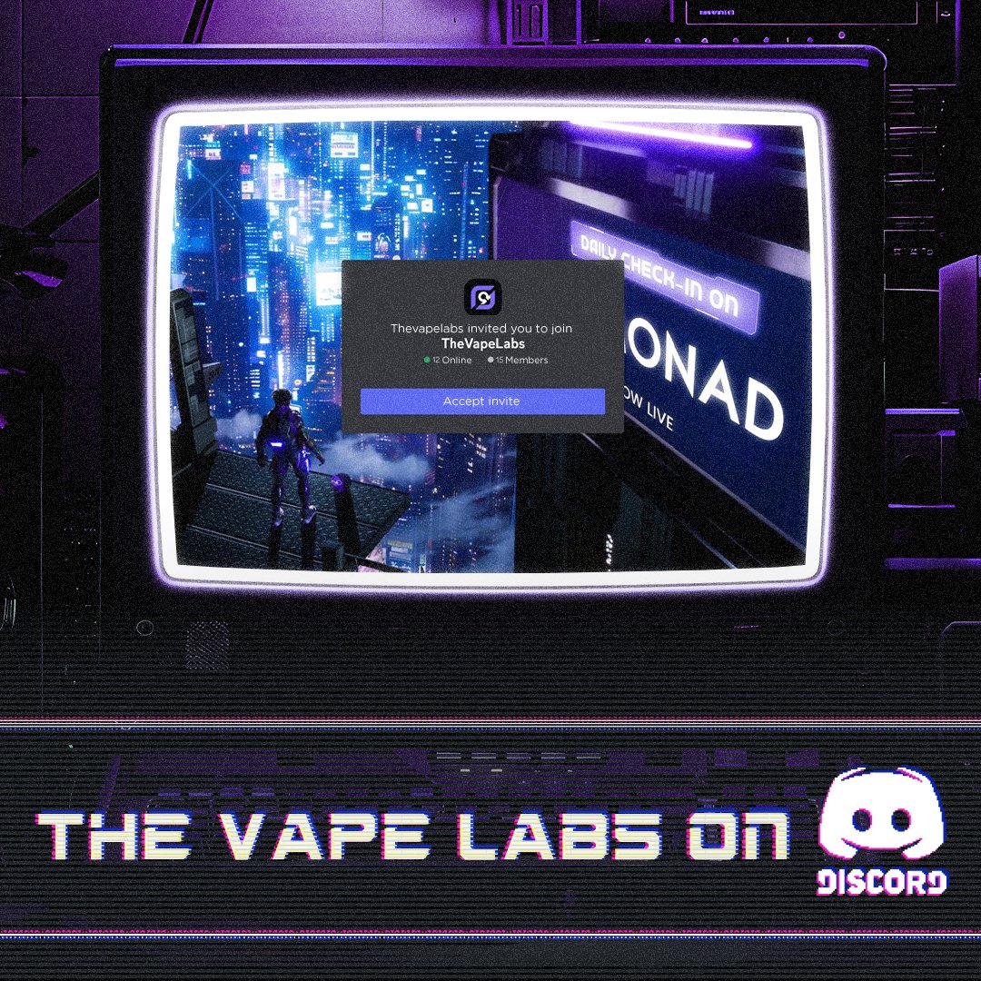 thevapelabs's tweet photo. 🔥 TheVapeLabs Discord is LIVE – Pull Up! 🔥

Nads, we finally did it. A home for all the DePIN x Vape-to-Earn degeneracy, alpha leaks, and real ones building on Monad.

💜 Talk shop, share wins, drop memes – shape the NFT x vaping culture
💜 First dibs on product drops & rewards – be ahead of the game
💜 Exclusive sneak peeks – Omega Series & behind-the-scenes production leaks
💜 Connect with the squad – because nads support nads

First rule? Flex responsibly.
Second rule? Join now.

🔗 Discord link 👇