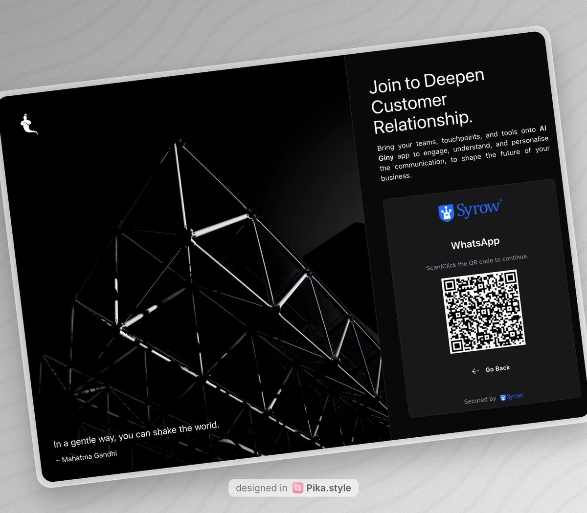 rahul__gangotri's tweet photo. So @AIGiny now supports google, Facebook, email and whatsapp authentication

Its a micro-service we at AIGiny built it called "Shield", its a plug-gable and configurable Auth service and have 10+social logins and WhatsApp support 😉

WhatsApp is so sick, just scan a QR and you are logged in! 😍