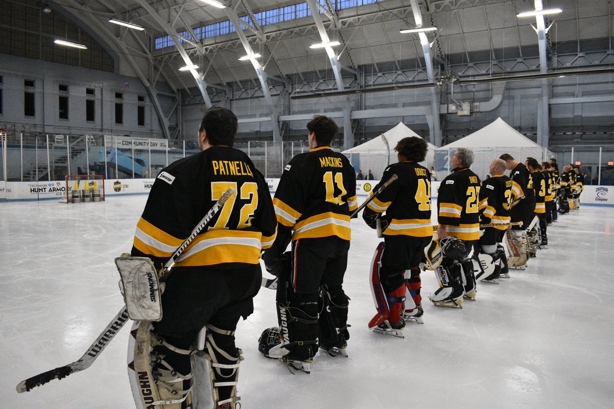 IcePittsburgh's tweet image. Our inaugural Goalie Game, presented by @UPMC and @TranstarTweets was a kick save and a beauty! Thank you again to everyone who played, supported, attended, and donated! #HockeyIsForEveryone ๐ค๐