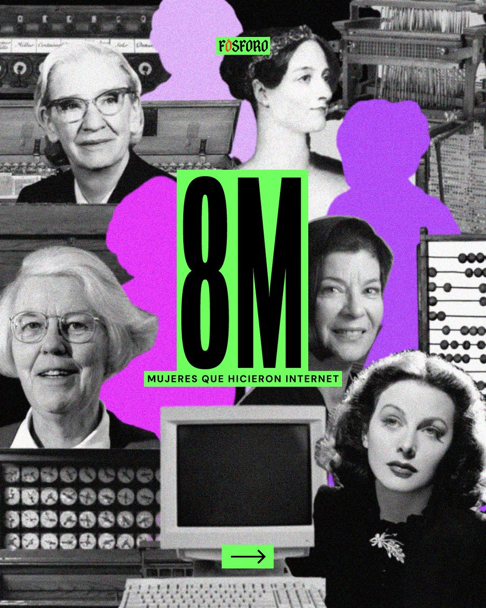 FSFRmx's tweet photo. Este #8M te contamos un poco de 5 mujeres que han definido la historia de la tecnología 👩🏾‍💻✨ https://t.co/u6ZE2AcPfS