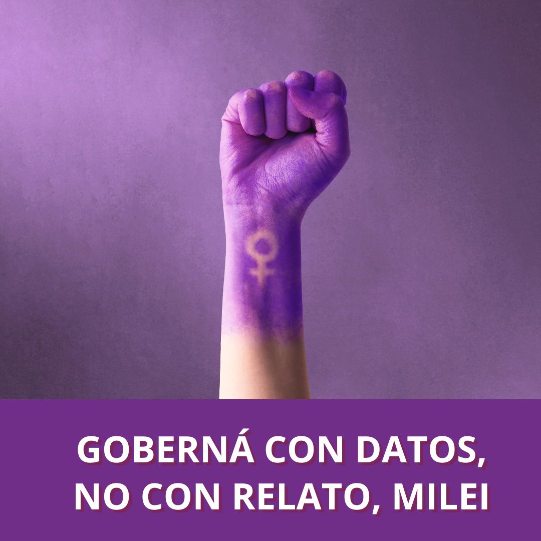 ¡Goberná con datos no con relato, Milei!

El gobierno de <a href="/JMilei/">Javier Milei</a> niega las desigualdades de género y dice que no existen. Pero los datos del CEPA muestran la verdad: las políticas económicas golpean más a mujeres y diversidades. Acá va un hilo con números que no mienten.