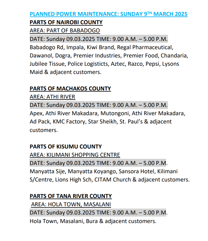 Kenya Power tweet media