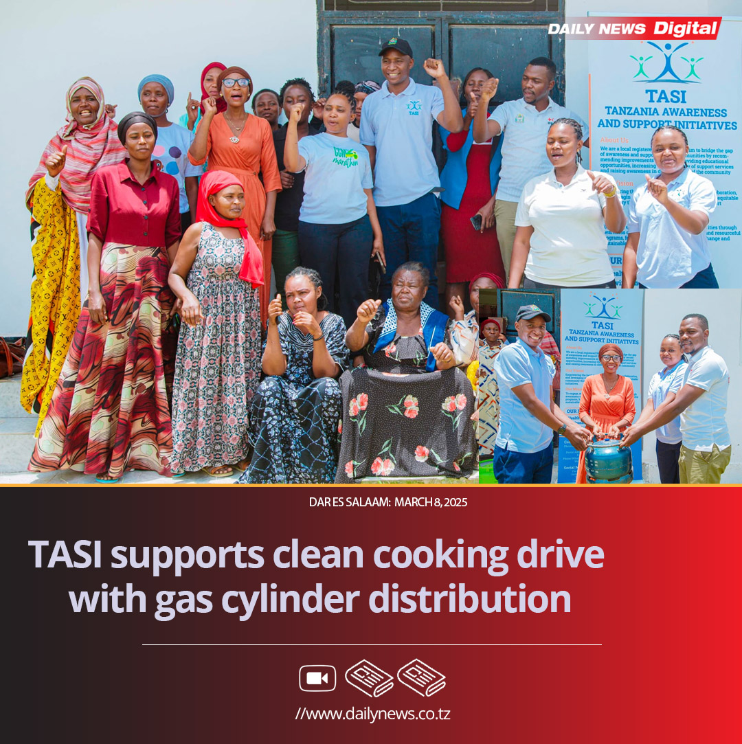 dailynewstz's tweet photo. TASI supports clean cooking drive with gas cylinder distribution https://t.co/EZqnYFJRFt https://t.co/q9VeHQjScF