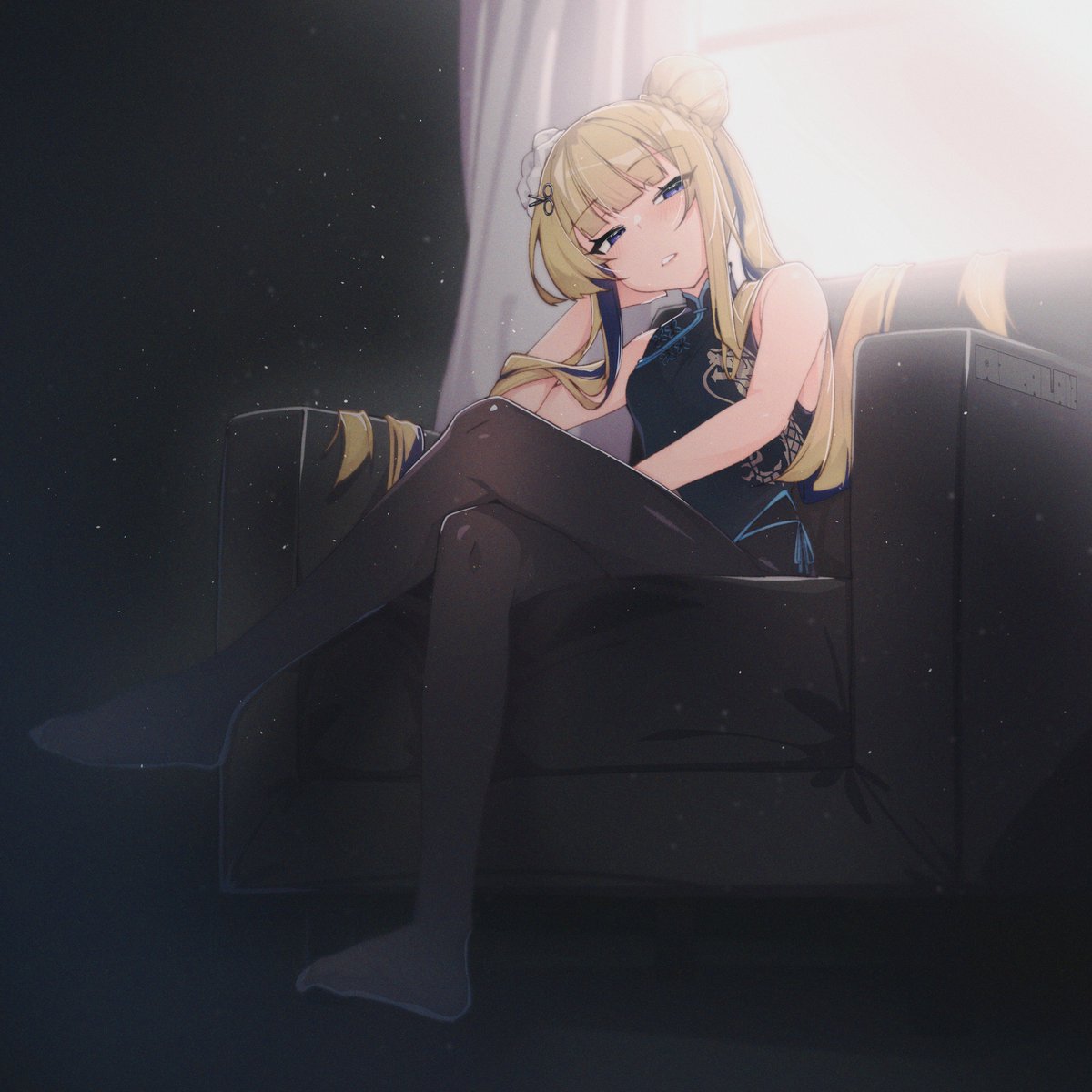 Thank you so much again to <a href="/Azalanz/">TiltSHIFT 💾</a> for taking my commission!

Shiina talked about how cute Kisaki's outfit was on stream awhile back, and I just knew I had to get art of her wearing it!

#shiillustration