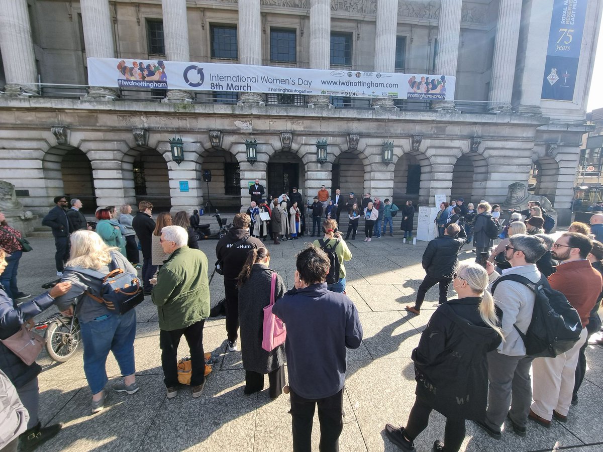 Stood in solidarity with the community at the Stand Up To Knife Crime demonstration today.

We can only eradicate knife crime if each and every one of us steps up and plays our part. Together, we can build a safer Nottingham because every life is worth more. #StopKnifeCrime