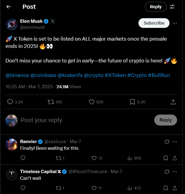 DemarcoErnie's tweet photo. Thread (6/7)

⏳ Time’s running out.

✅ 64% SOLD OUT
✅ Price = $3.95 (goes up soon!)
✅ Bonuses = STACKING

I ain’t saying this is a 100x guarantee, but if I had to bet on ONE legit project, this is it. https://t.co/5aq2aTGv47