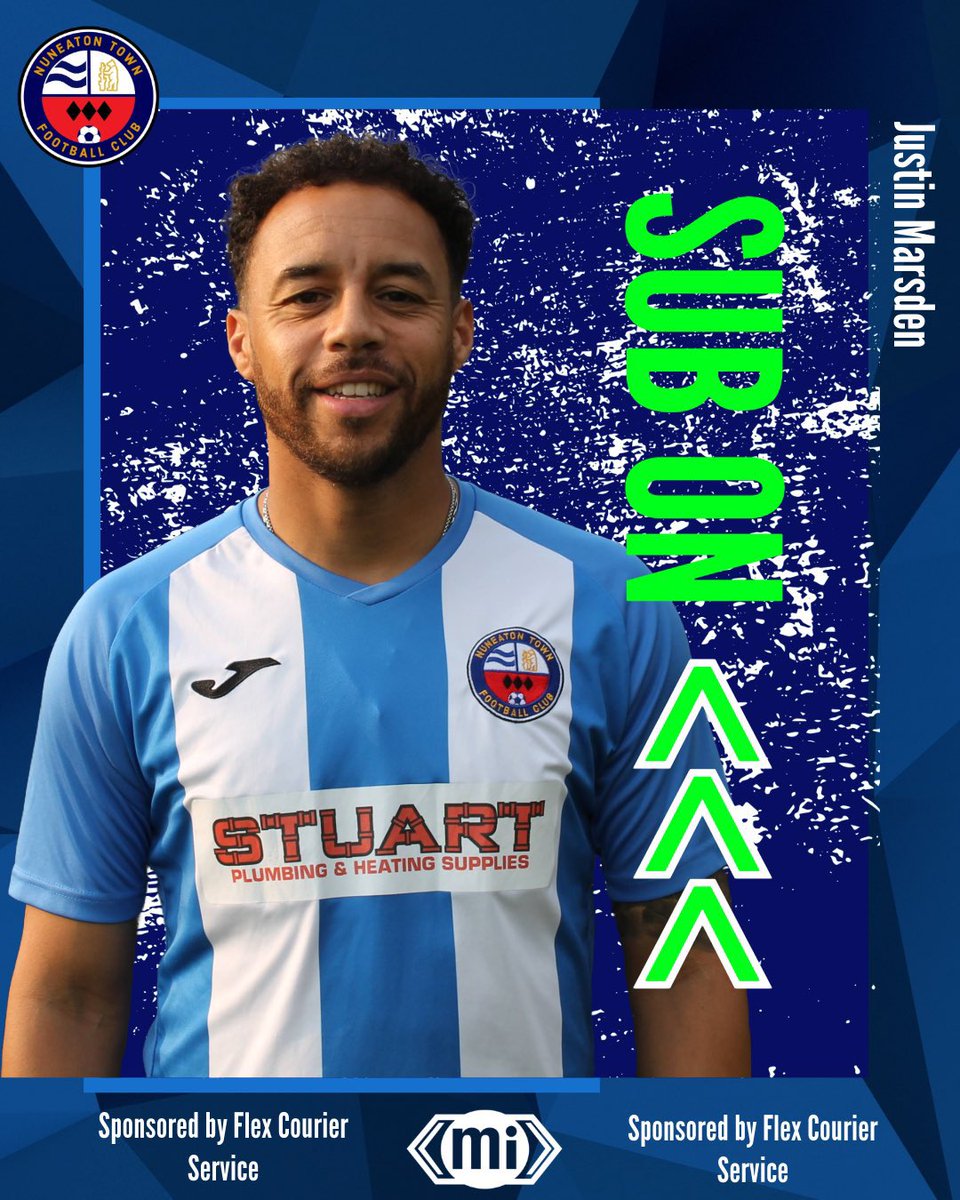 NuneatonTFC's tweet image. 76’ SUBSTITUTION | Marsden comes on for Hendrie

🔵3-2🟢
#TogetherForTheTown

Match bought to you by @CrownWaste