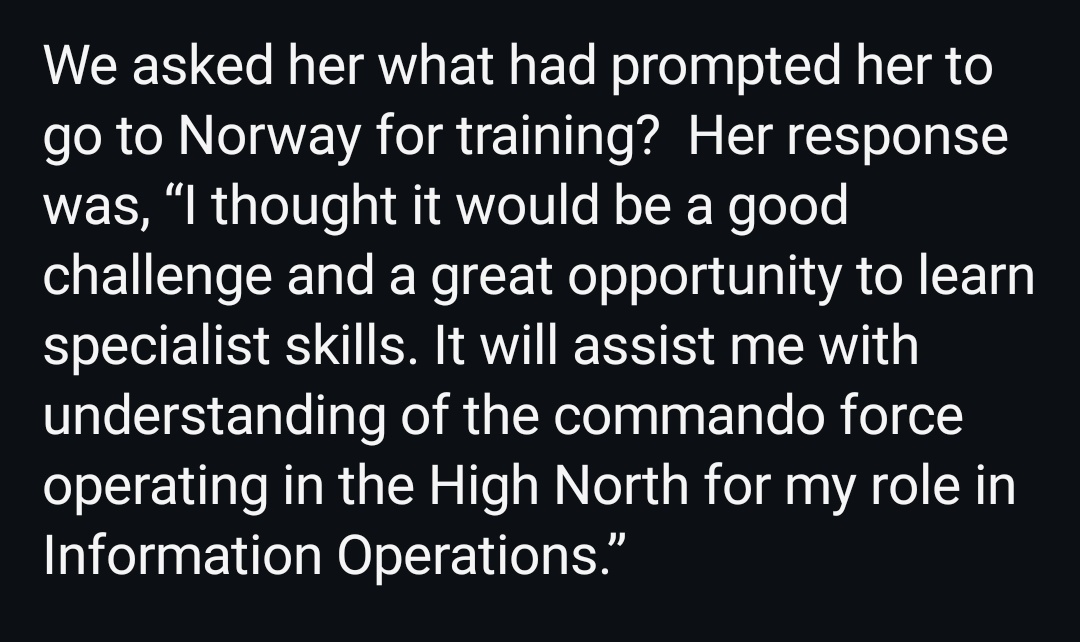 Ric CoIe 🇬🇧 (@ric_cole) on Twitter photo To mark #InternationalWomensDay, and yet another #ProudBoss moment, here is our youngest, and smartest team member smashing the <a href="/RNReserve/">Royal Naval Reserve</a> Cold Weather Operators Course in Norway.
Bravo Zulu, KB. To mark #InternationalWomensDay, and yet another #ProudBoss moment, here is our youngest, and smartest team member smashing the <a href="/RNReserve/">Royal Naval Reserve</a> Cold Weather Operators Course in Norway.
Bravo Zulu, KB.