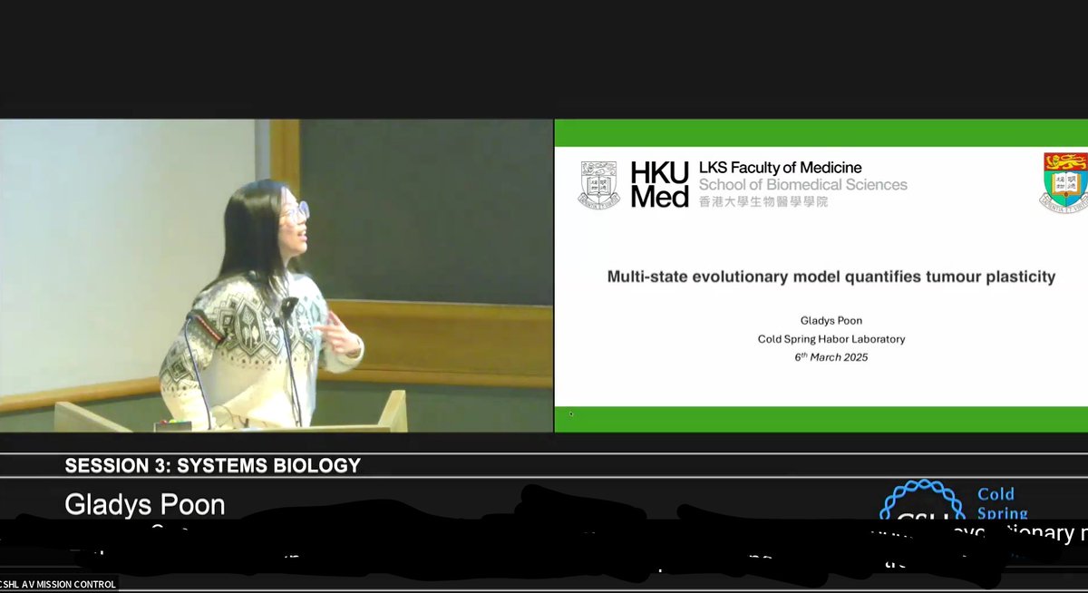 Very grateful to be given the chance to speak at CSHL conference - Probabilistic Modelling in Genomics 2025 on my latest work at HKU to understand cellular plasticity from mouse lineage tracing data! #probgen25 such a good conference for meeting people ☺️