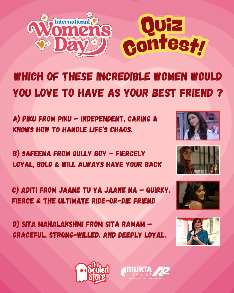 Who would you pick as your ultimate on-screen mentor? There’s no right or wrong answer—just the one that inspires you the most!

Tell us your choice and why in the comments below, and LUCKY WINNERS will take home Souled Store merchandise! 🎁

📢 It’s time to celebrate the power