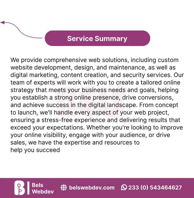 Web Development Agency summary 