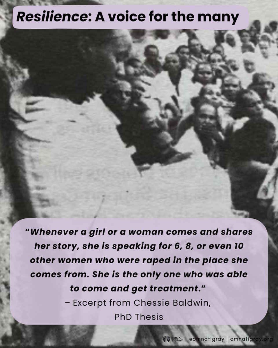 Ataklti (@atakltig12) on Twitter photo Resilience. “For every woman who speaks, she represents 6, 8, even 10 others who suffered the same.” The voices of survivors of sexual violence must be amplified.Their pain cannot be silenced.#IWD2025 #Justice4TigrayWomenAndGirl <a href="/IWMF/">International Women's Media Foundation</a> <a href="/UN_Women/">UN Women</a> <a href="/UNOCHA/">UN Humanitarian</a> <a href="/UNOSAPG/">UN Genocide Prevention</a> @ Resilience. “For every woman who speaks, she represents 6, 8, even 10 others who suffered the same.” The voices of survivors of sexual violence must be amplified.Their pain cannot be silenced.#IWD2025 #Justice4TigrayWomenAndGirl <a href="/IWMF/">International Women's Media Foundation</a> <a href="/UN_Women/">UN Women</a> <a href="/UNOCHA/">UN Humanitarian</a> <a href="/UNOSAPG/">UN Genocide Prevention</a> @