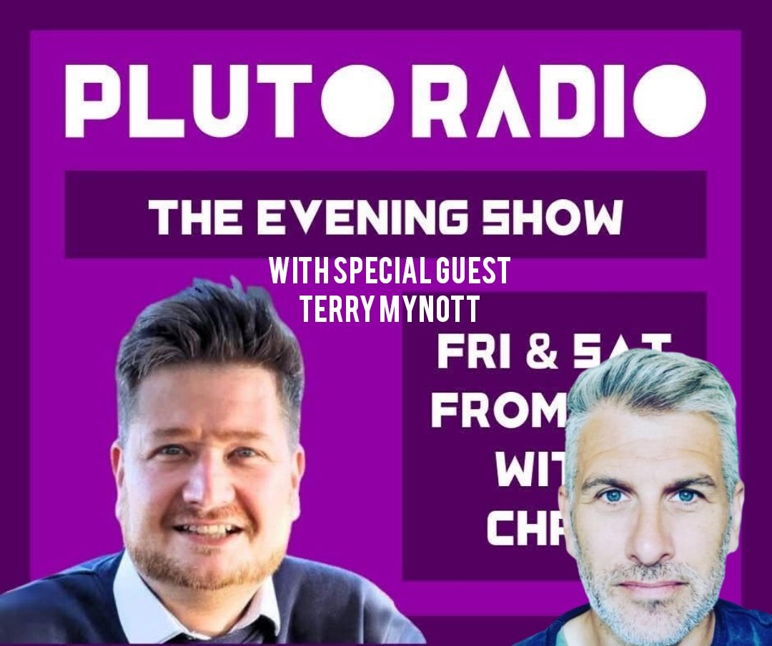 chrismonradio's tweet image. I am delighted to be joined for the #SaturdayEveningShow on @PlutoRadioUK tonight by the brilliant actor and impersonator @terrymynott 😁🎶🔊🎧 Tune in from 6️⃣-9️⃣ tonight for great chat and great 90's music 🎶 😁➡️ plutoradio.co.uk/on-air/ways-to…