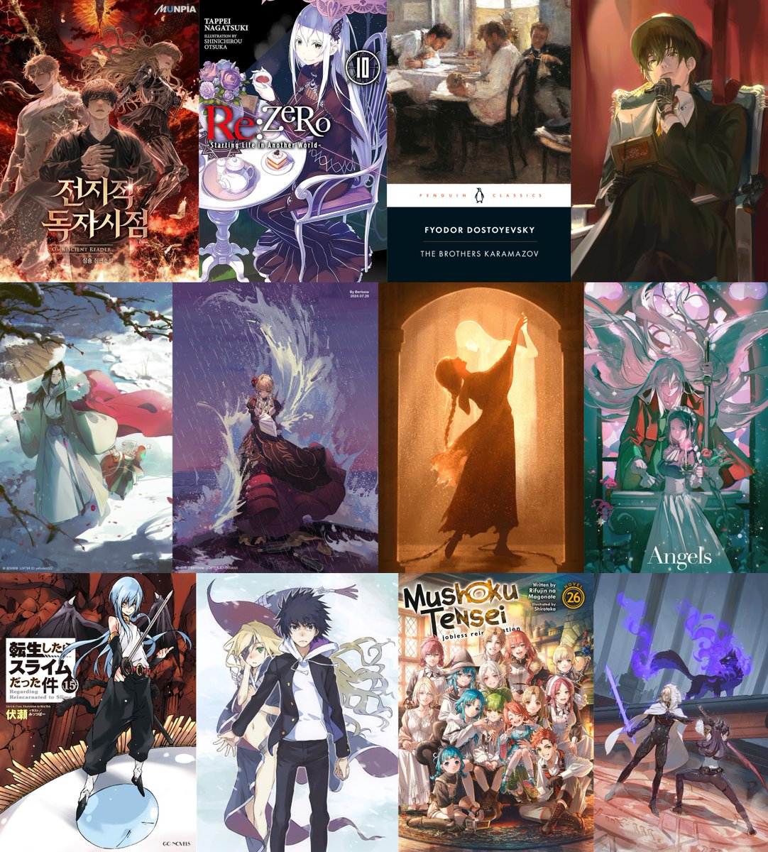 LNhistorian's tweet image. 📜 My overall media list for people asking. I'll update in the replies as time goes on.
⚠️ My rating changes depending on the day, what series I am comparing and the phases of the moon ⚠️
Lord of the Mysteries (1432 chapters, complete): 10/10
Circle of Inevitability (1180…