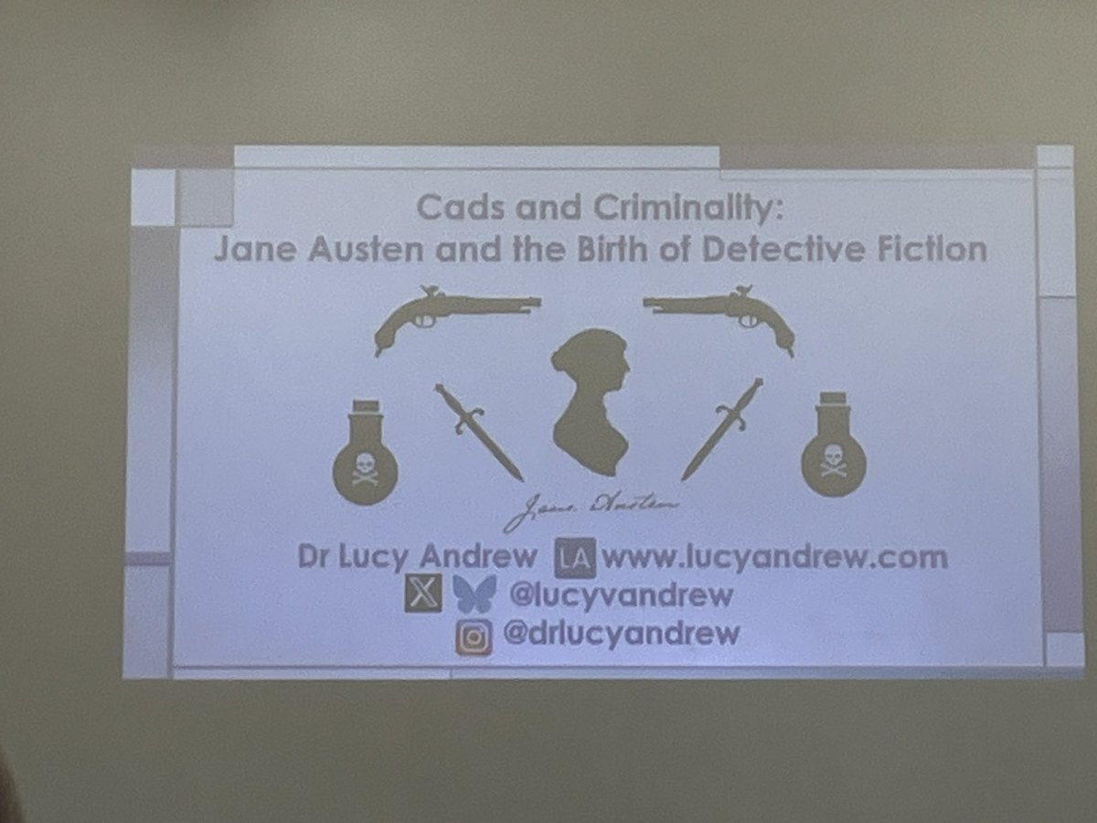 Dr Lucy Andrew (@lucyvandrew) on Twitter photo Had a great time at the <a href="/austen_uk/">Jane Austen Society UK</a> Midlands Spring Gathering today and enjoyed talking about #JaneAusten and the birth of detective fiction. #JaneAusten250 Had a great time at the <a href="/austen_uk/">Jane Austen Society UK</a> Midlands Spring Gathering today and enjoyed talking about #JaneAusten and the birth of detective fiction. #JaneAusten250