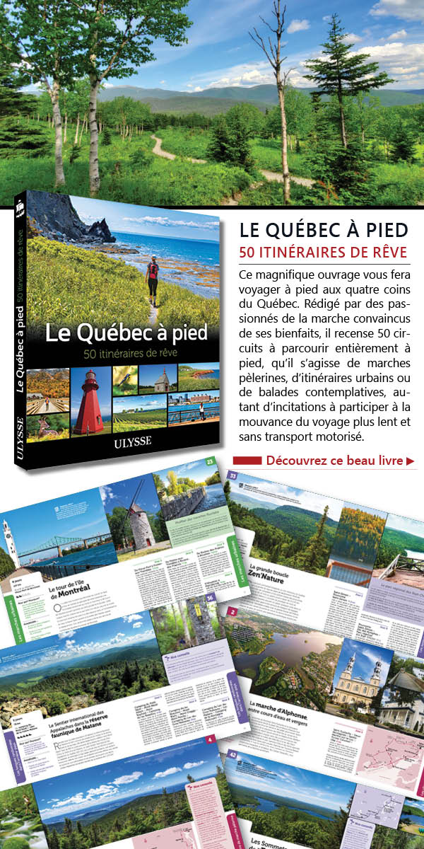 GuidesUlysse (@guidesulysse) on Twitter photo Voilà, il est paru, notre projet le plus innovateur des dernières années : le Québec à pied! 50 itinéraires pour voyager, vraiment voyager, à pied, au Québec ! 
lnkd.in/gux59BdX Voilà, il est paru, notre projet le plus innovateur des dernières années : le Québec à pied! 50 itinéraires pour voyager, vraiment voyager, à pied, au Québec ! 
lnkd.in/gux59BdX