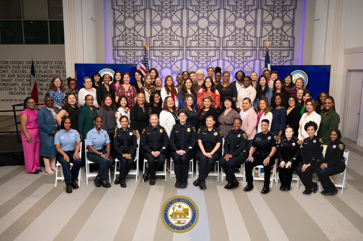 Celebrating the incredible women who serve our city! 💙
 
These dedicated professionals from multiple City of Houston departments, keep Houston moving forward.
 
On #InternationalWomensDay, we honor their leadership, strength, and commitment to our community.
