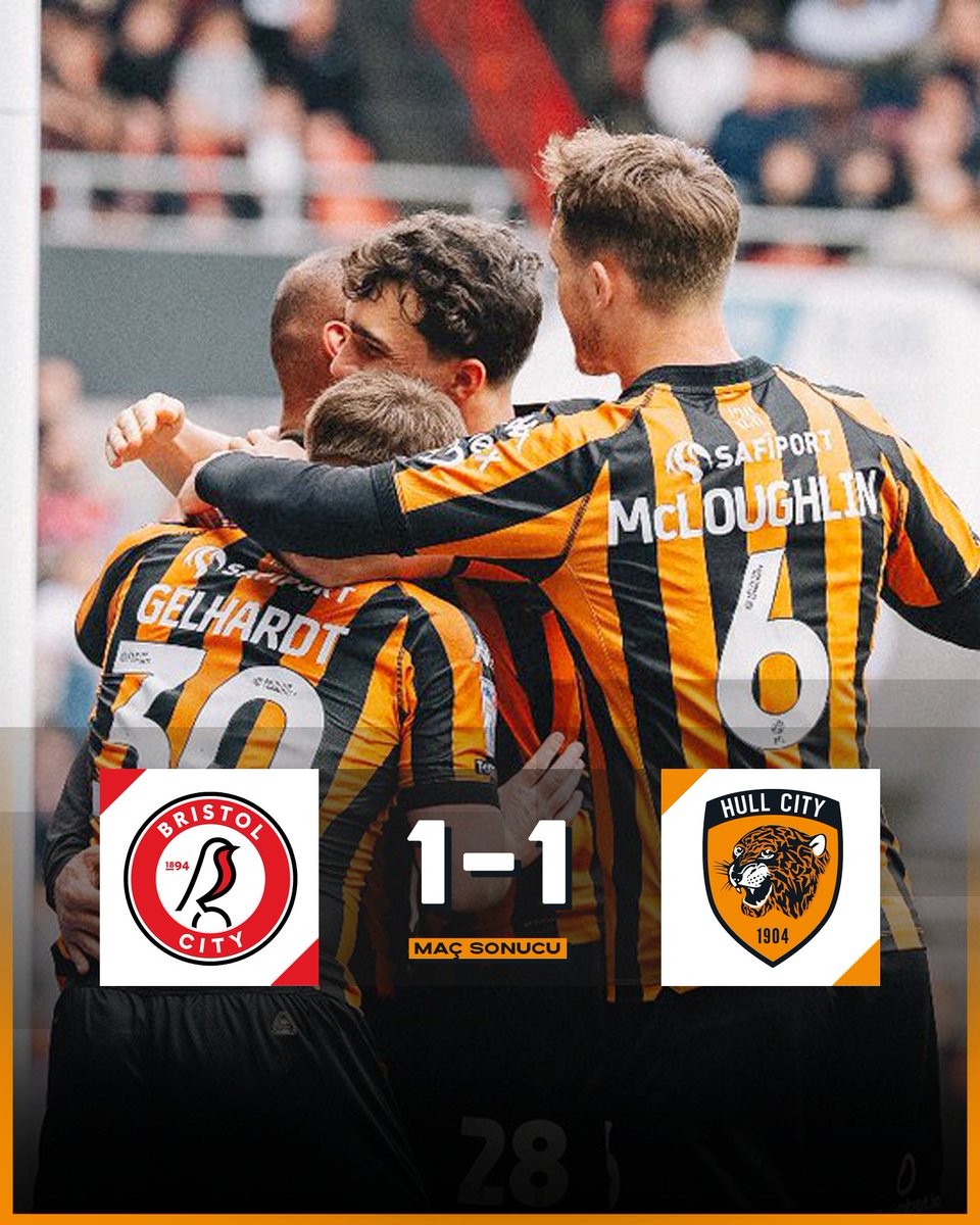 Maç Sonucu | 🍎 1-1 🐯

🟠⚫️ Büyük bir kısmını 10 kişi oynadığımız Bristol deplasmanında Joao Pedro'nun golüyle puanla ayrılıyoruz.

#hcafc